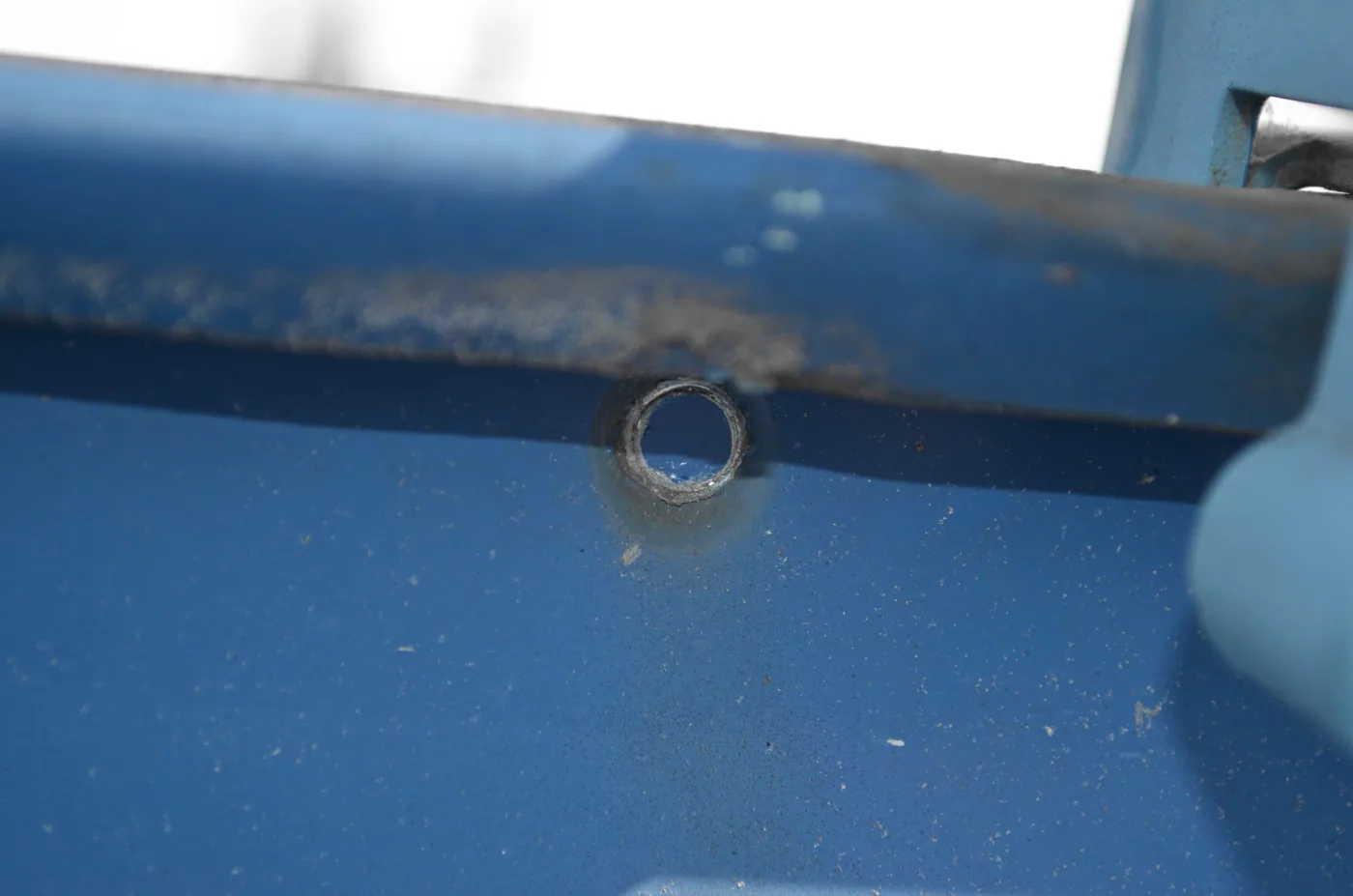 After 17 years of service on a roof in PA, this is the cupped tip set screw attachment point
