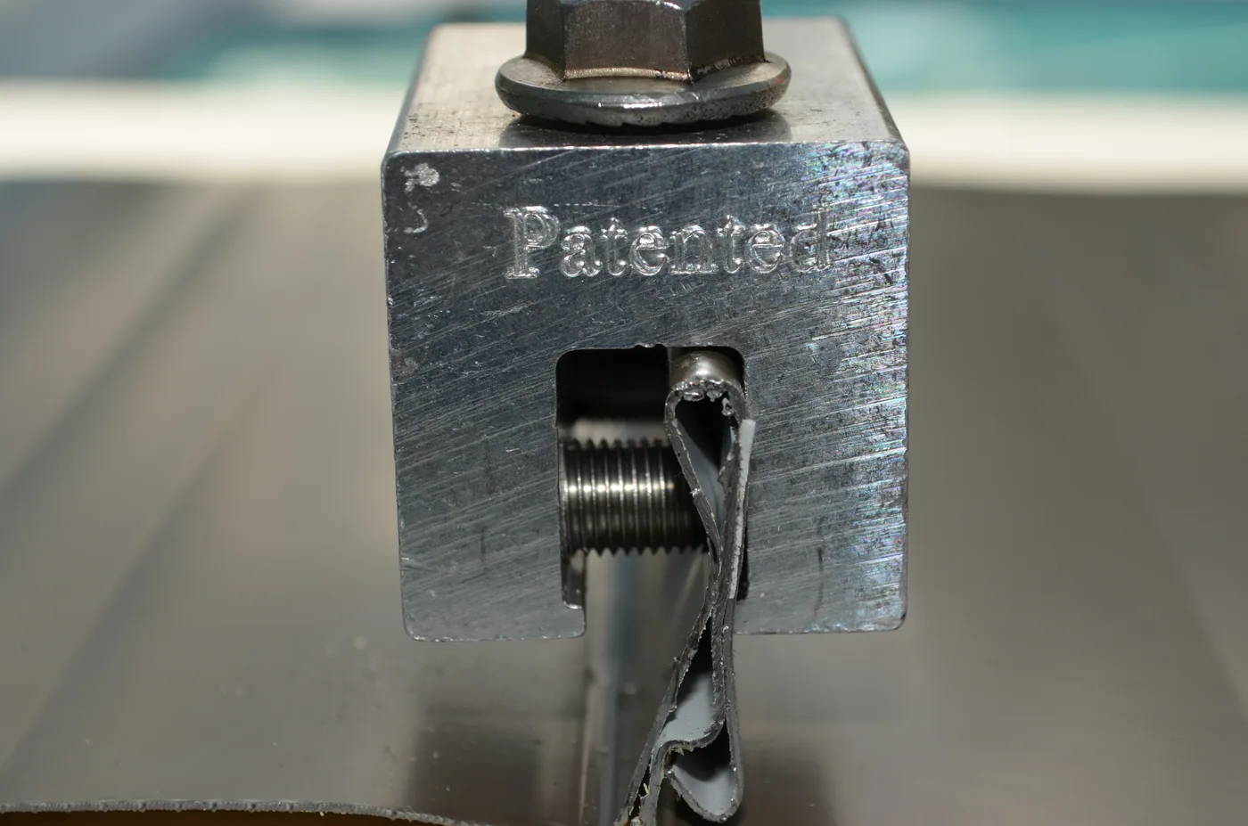 an aluminum clamp using fine thread round point set screws where the factory recommeded torque setting is between 130in./lbs
