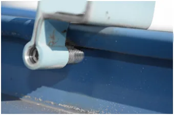 Low torque set screws protect the panel from deformation and stress cracks to the paint