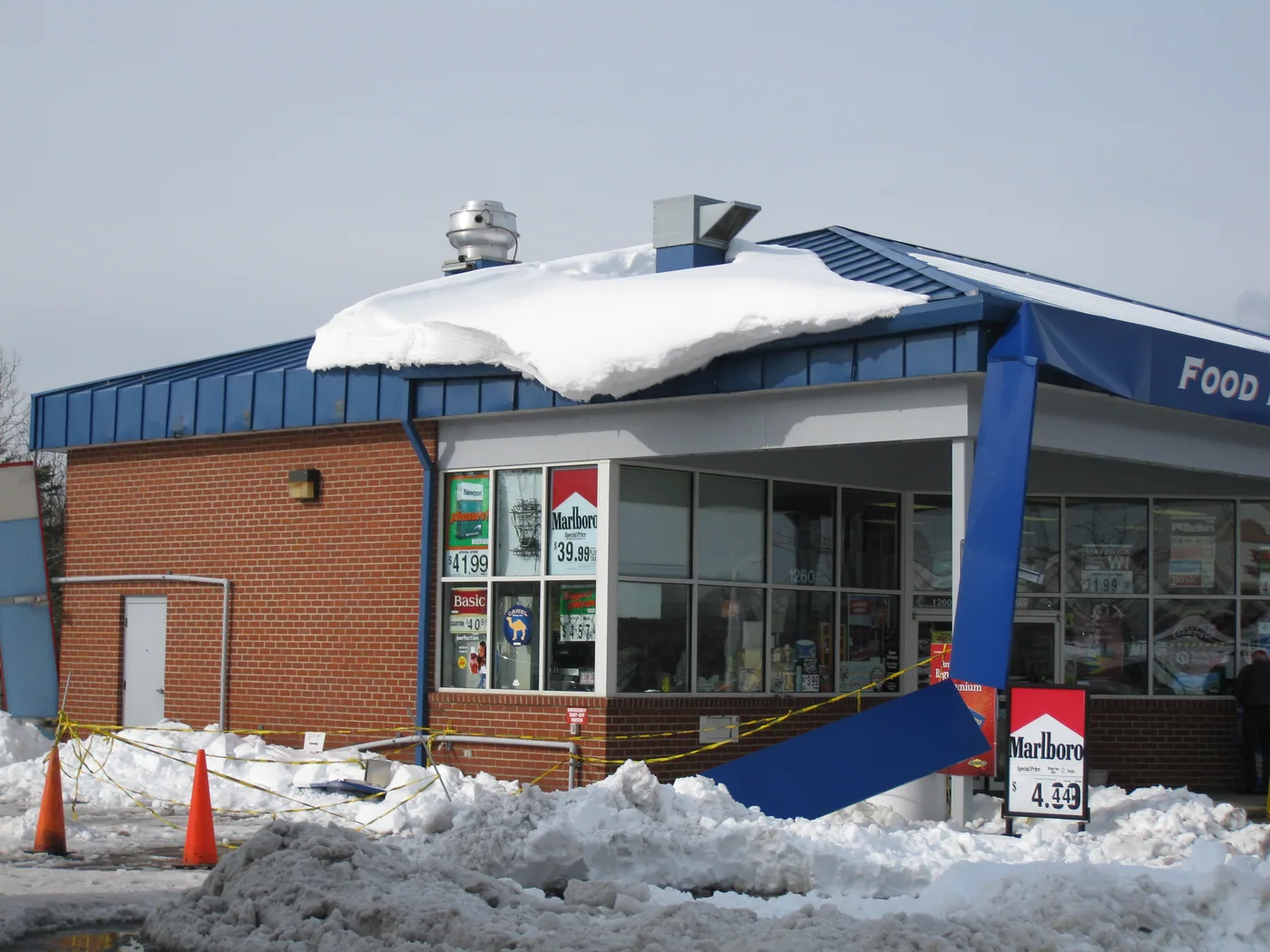 A small investment in a properly designed snow retention system would have prevented thousands of dollars in damage